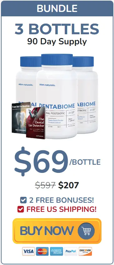 Buy DentaBiome 3 Bottle